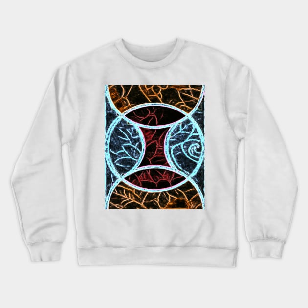 Rune-Pattern Crewneck Sweatshirt by Marcel1966